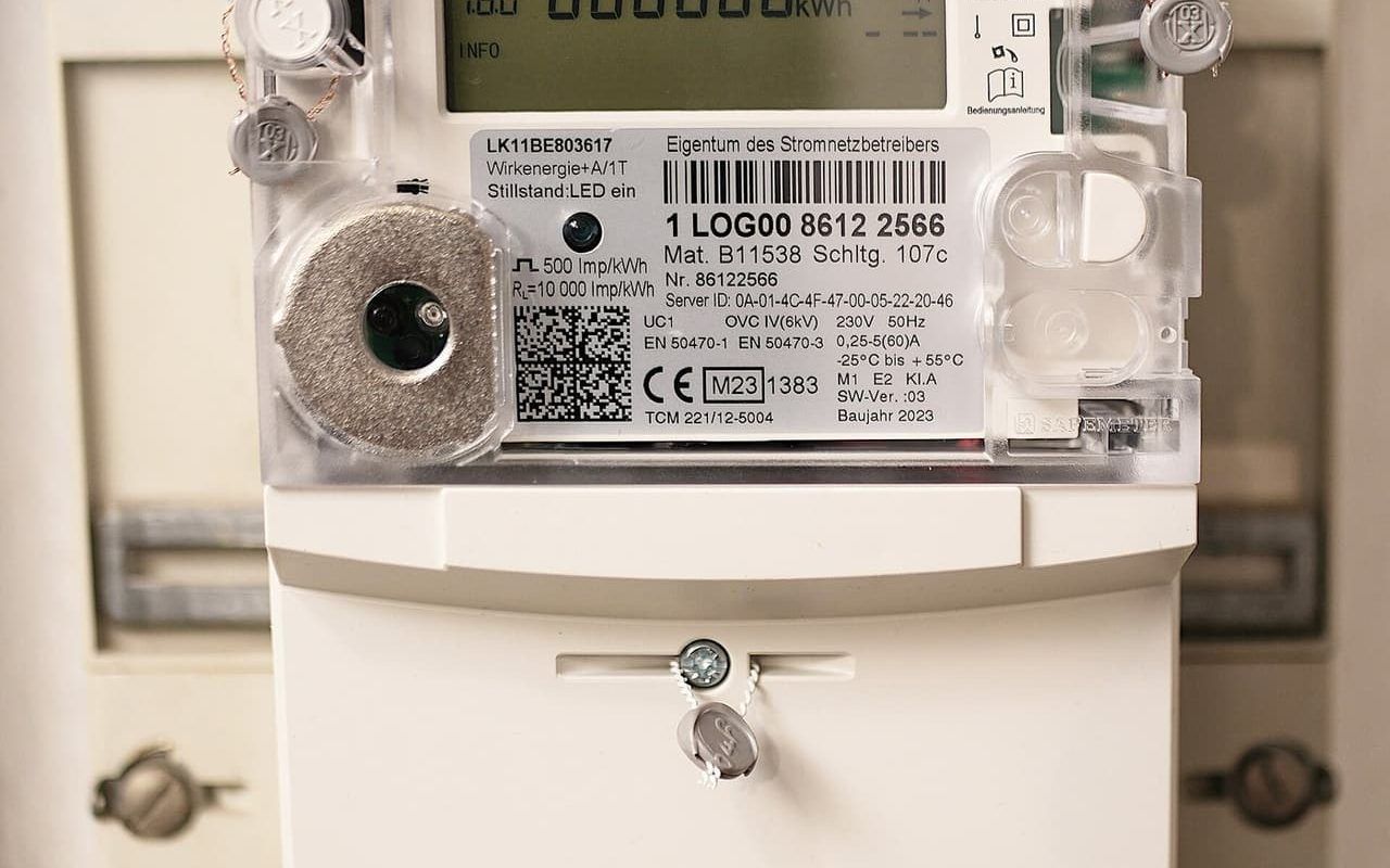 Smart electricity meter in service